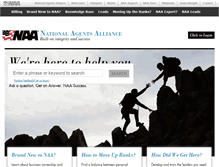 Tablet Screenshot of naasupport.com